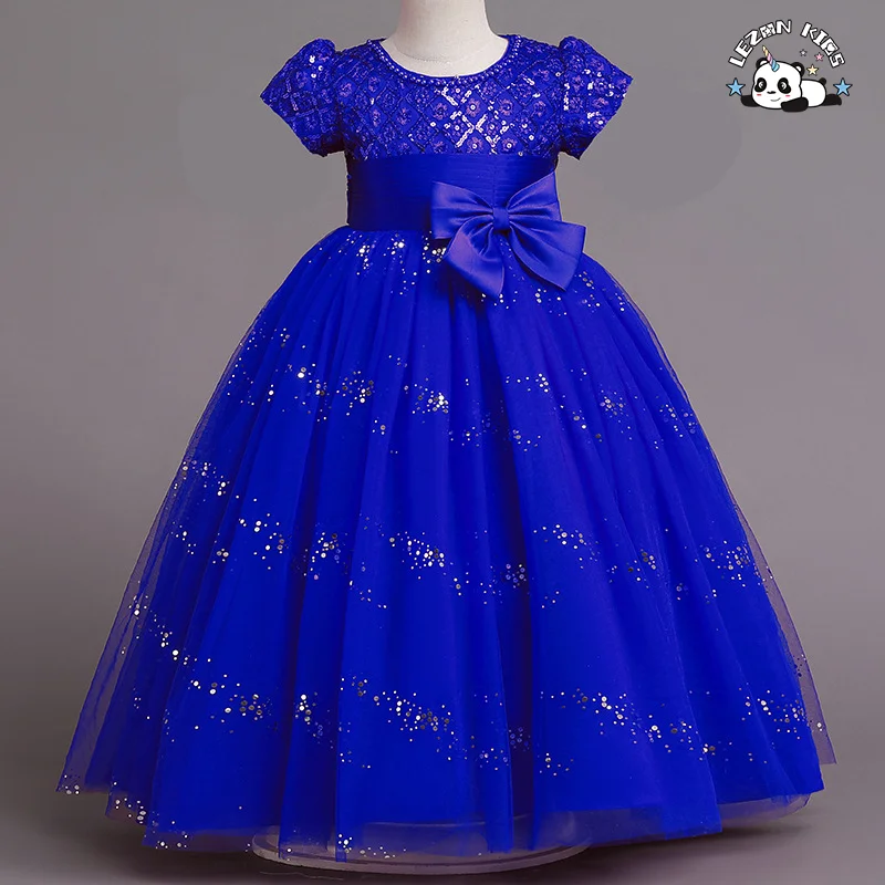 LEZONKIDS - Roupas infantis fantasia festa vestidos designs tule flores vestidos para meninas